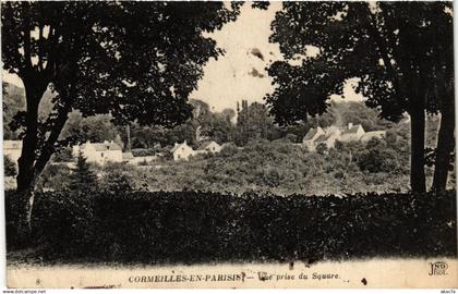 CPA Cormeilles -en-Parisis - Une prise du Square (290221)