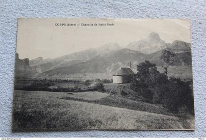 Cpa 1925, Corps, chapelle de saint Roch, Isère 38