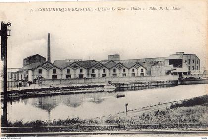 COUDEKERQUE-BRANCHE L'USINE LE SIEUR "HUILES"