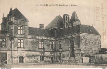 COULONGES SUR L'AUTIZE : CHATEAU