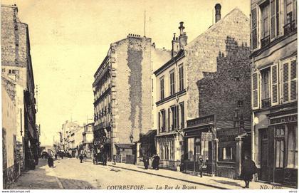 Carte POSTALE Ancienne de  COURBEVOIE - Rue de Bezons