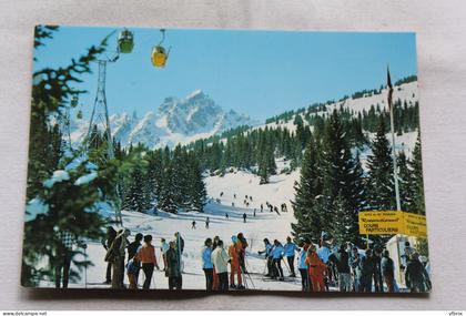 Cpm, Courchevel, arrivée de la piste des Verdons, Savoie 73