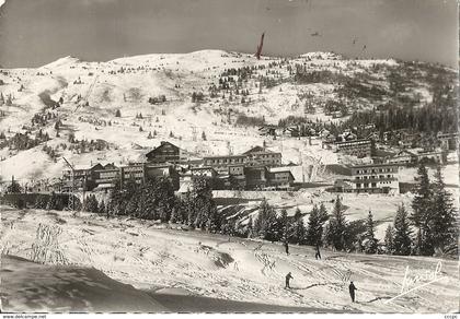 CPSM Courchevel vue générale et Pente de la Loze