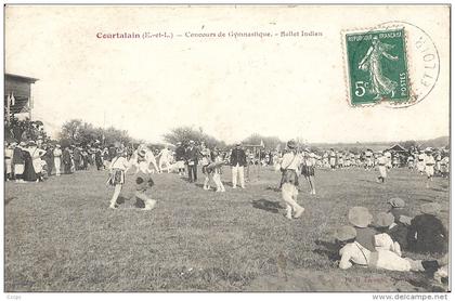 CPA Courtalain -Concours de Gymnastique - Ballet Indien