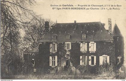 CPA Environs de Courtalain Propriété de Chassepot