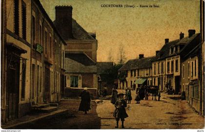 CPA Courtomer Orne - Route de Sees (800480)