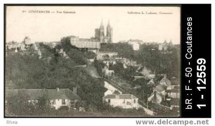 50 Coutances - 3bis COUTANCES - Vue Générale - cpa -  /  D50D  K50147K  C50147C