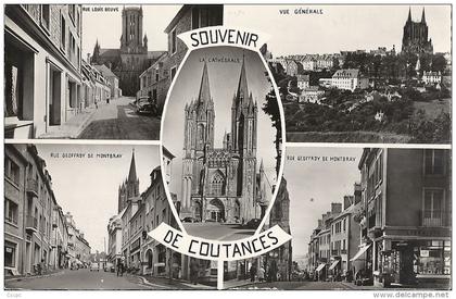 CPSM Coutances - Souvenir - vues multiples