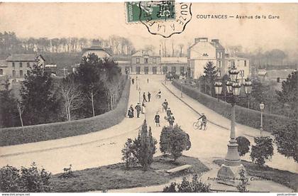 France - COUTANCES (50) Avenue de la Gare - Ed. Enault