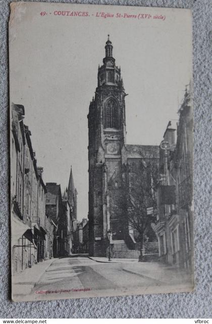 G317, Coutances, l'église saint Pierre, Manche 50