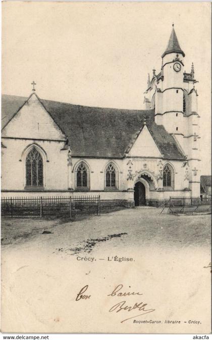 CPA CRÉCY-en-PONTHIEU Église (19086)