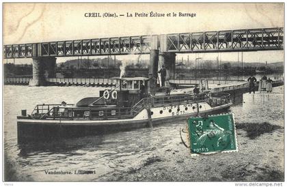 Carte Postale Ancienne de CREIL