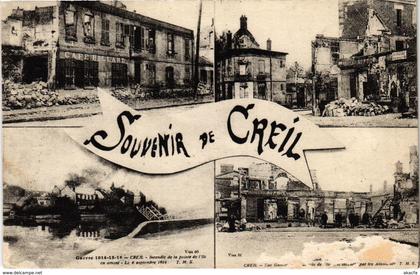 CPA Creil - Scenes - Souvenir de Creil (1032298)