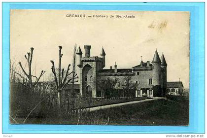 B - 38 - CREMIEU - château de Bien Assis