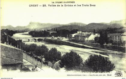 Carte postale  ancienne de  CREST