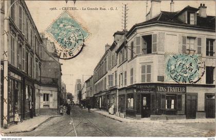 CPA CRÉTEIL - la grande rue (146837)