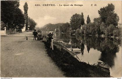 CPA CRÉTEIL - Le Quai de Halage (275385)