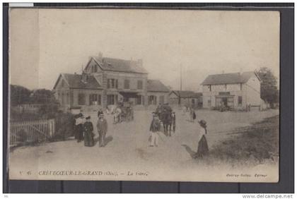 60 - Crevecoeur Le Grand - La gare