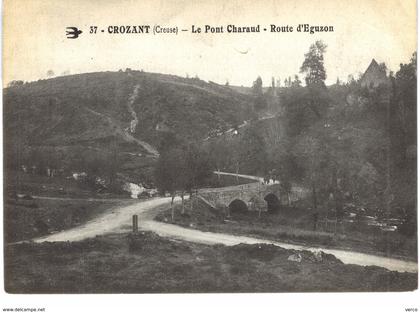 Carte postale  ancienne de CROZANT