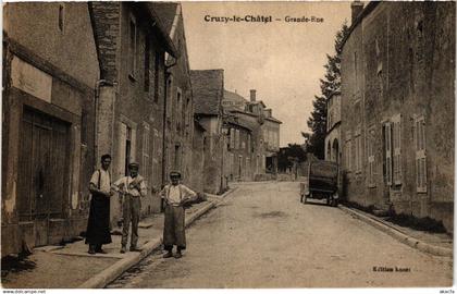 CPA CRUZY-le-CHATEL - Grande-Rue (357905)