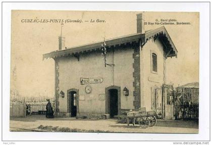 CUBZAC LES PONTS 33 GIRONDE LA GARE