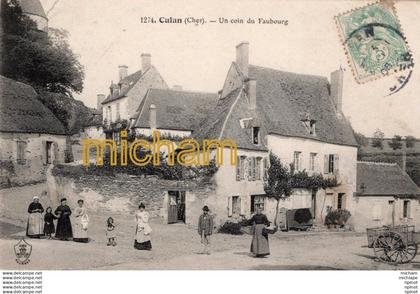 C P A  - 18  -   CULAN - un coin du faubourg