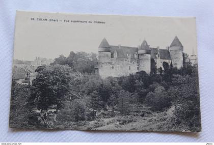 Culan, vue supérieure du château, Cher 18