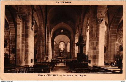 CPA AK L'Auvergne CUNLHAT L'Intérieur de l'Église (409912)