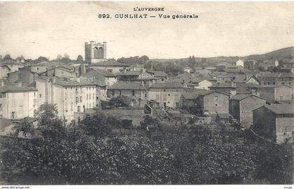 CPA Cunlhat Vue générale