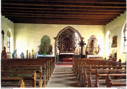 Dambach   la ville - chapelle saint Sébatien vue intérieure