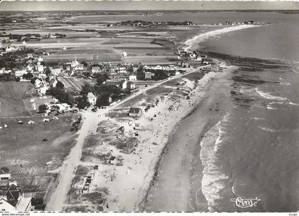 CPSM Damgan La Grande Plage et la Pointe dde Kervoyal vue aérienne