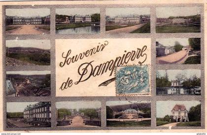 78 - yvelines - DAMPIERRE en YVELINES  - souvenir de DAMPIERRE - carte gauffrée