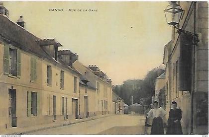 CPA Dangu Rue de la Gare