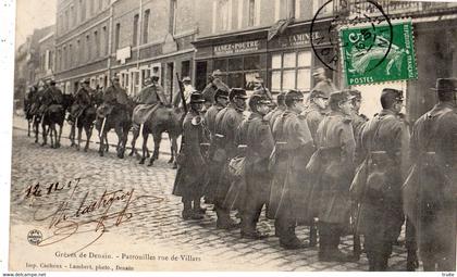 GREVES DE DENAIN PATROUILLES RUE DE VILLARS