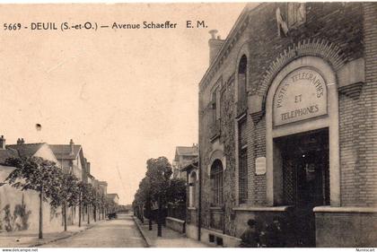 Deuil la Barre Avenue Schaeffer la Poste