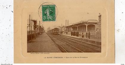 DEUIL-LA-BARRE LA BARRE ORMESSON GARE DE LA BARRE ORMESSON (CARTE GLACEE)