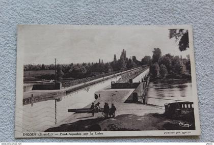 Digoin, pont aqueduc sur la Loire, Saône et Loire 71