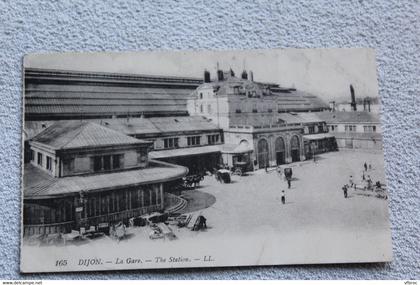 Cpa 1929, Dijon, la gare, Cote d'Or 21