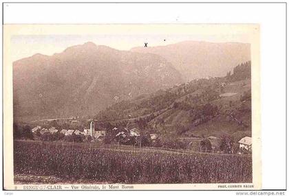 DINGY-SAINT-CLAIR. - Vue générale, le Mont Baron.