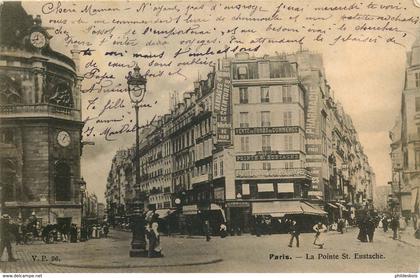 PARIS  01 arrondissement  la pointe saint Eustache