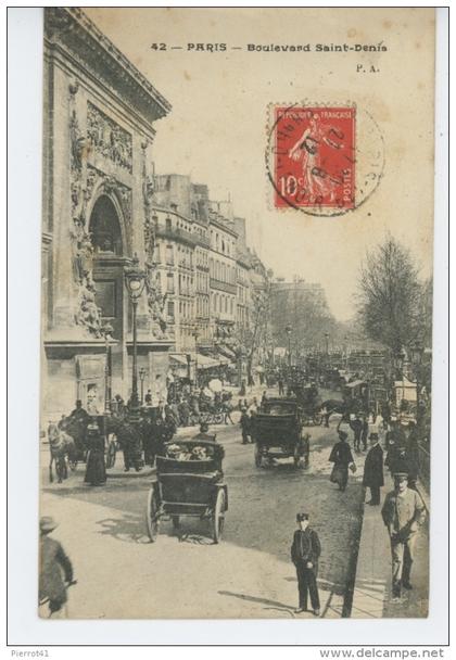 PARIS - IIème arrondissement - Boulevard Saint Denis