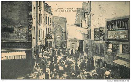 Dép 75 - Paris - Arrondissement 05 - Marché Pouilleux de la rue Saint Médard - état