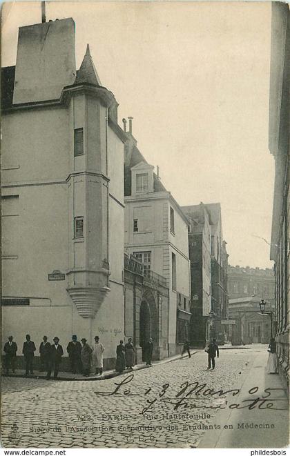 PARIS  6eme arrondissement  rue Hautefeuille