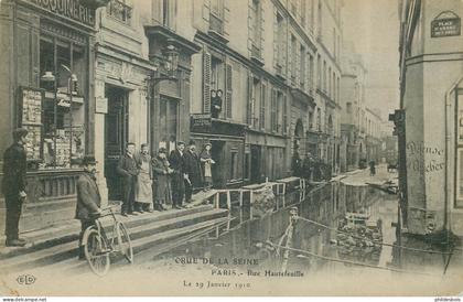 PARIS arrondissement 06  rue hautefeuille  ( Crue de la seine )