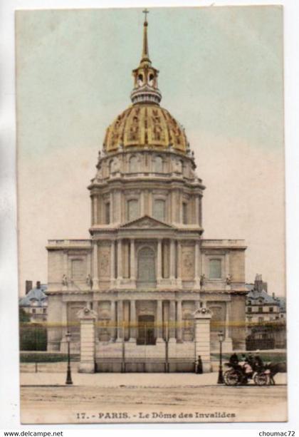 (75) 204, Arrondissement 07, Les Invalides, le Dome, dos non divisé