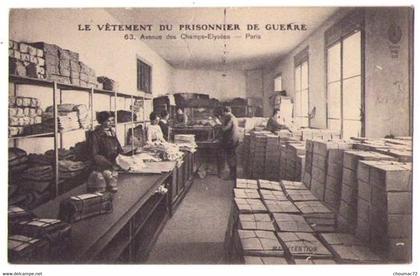 322, (Paris) Arrondissement 08, Le vêtement du Prisonnier de Guerre, 63 avenue des Cmaps-Elysées