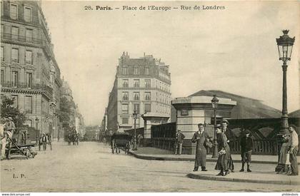 PARIS 08 arrondissement   place de l'europe rue de Londres