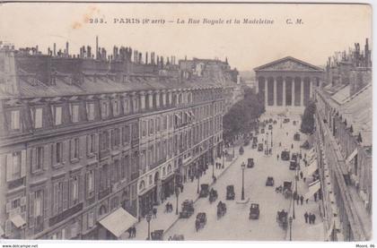 PARIS - ARRONDISSEMENT 08 -  RUE ROYALE ET DE LA MADELEINE