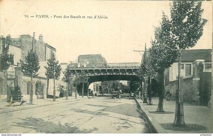 PARIS  14 eme arrondissement   pont des Boeufs et rue d'Alesia