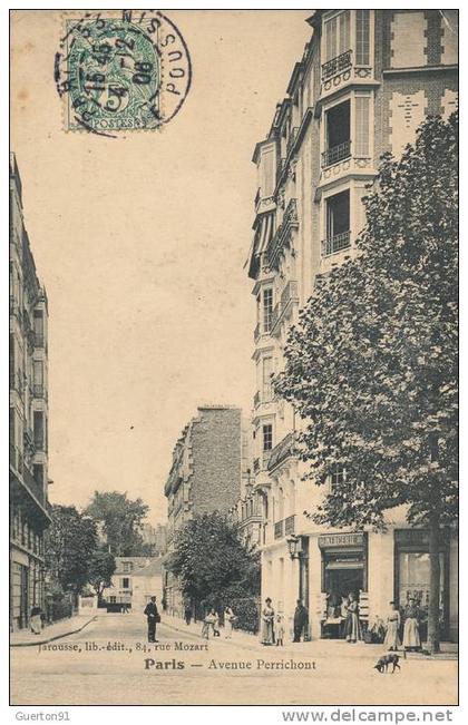 ( CPA 75 )  PARIS 16 ème  /  Avenue Perrichont  -